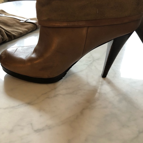 Nike Air Cole Haan Brown Leather Boots - Picture 7 of 11